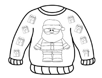 Ugly Sweater Coloring Pages By Myacestraw Teachers Pay Teachers 350x270 Ugly Sweater Coloring Pages By Myacestraw Teachers Pay Teachers