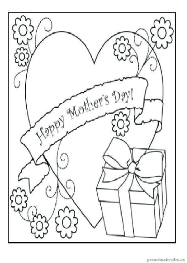 596x840 Mothers Day Coloring Pages For Kindergarten Kindergarten Mothers