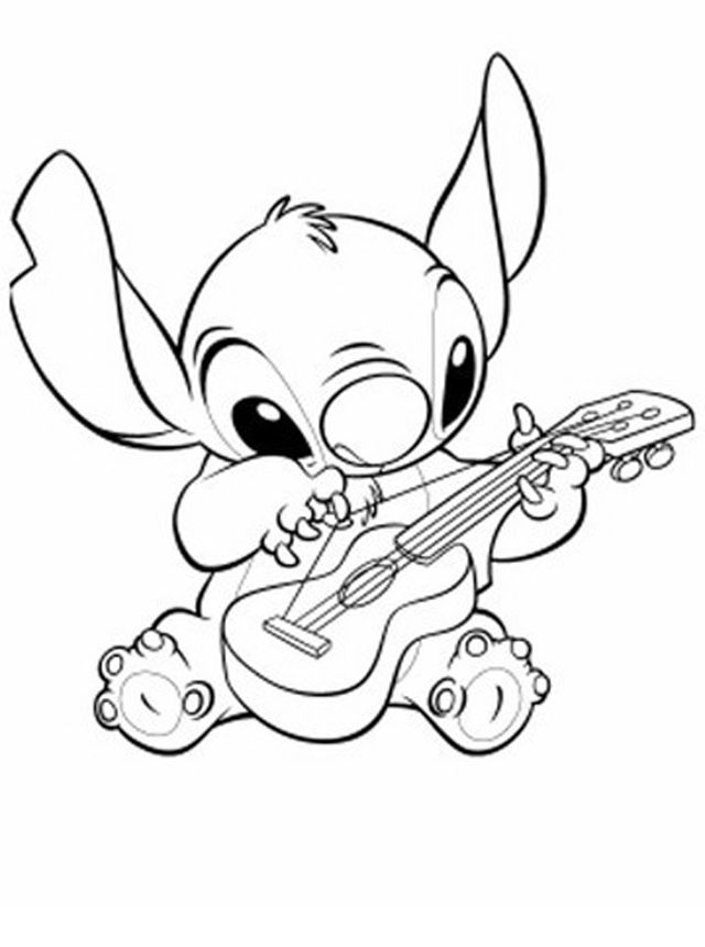 640x860 Lilo and stitch coloring page.jpg] Designembroidery Ideas