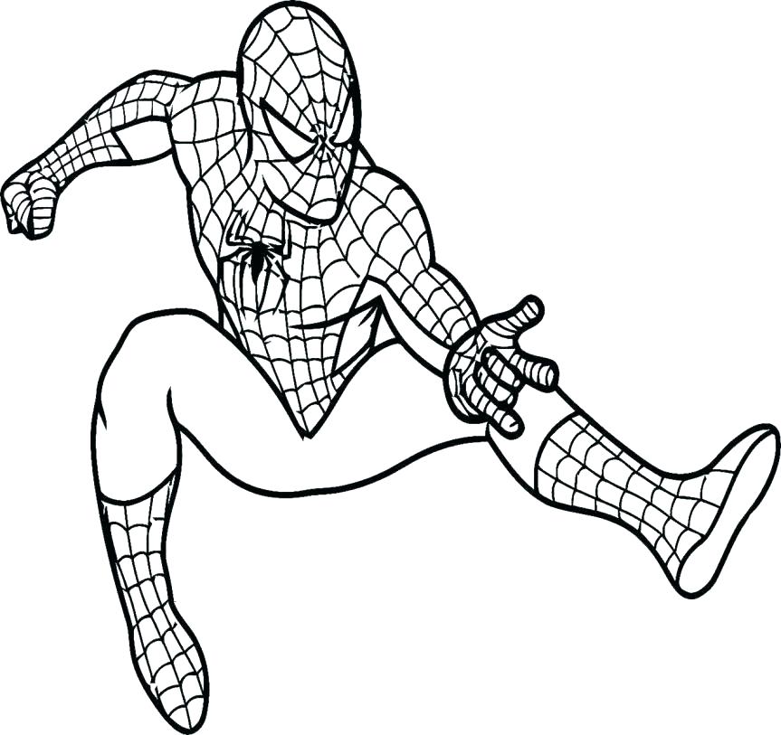 Spiderman Coloring Pages Online Spider Man Coloring Page Luxury 863x813 Spiderman Coloring Pages Online Spider Man Coloring Page Luxury