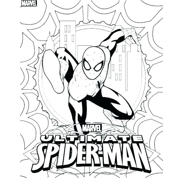 Ultimate Spider Man Coloring Pages Ultimate Coloring Pages 599x584 Ultimate Spider Man Coloring Pages Ultimate Coloring Pages