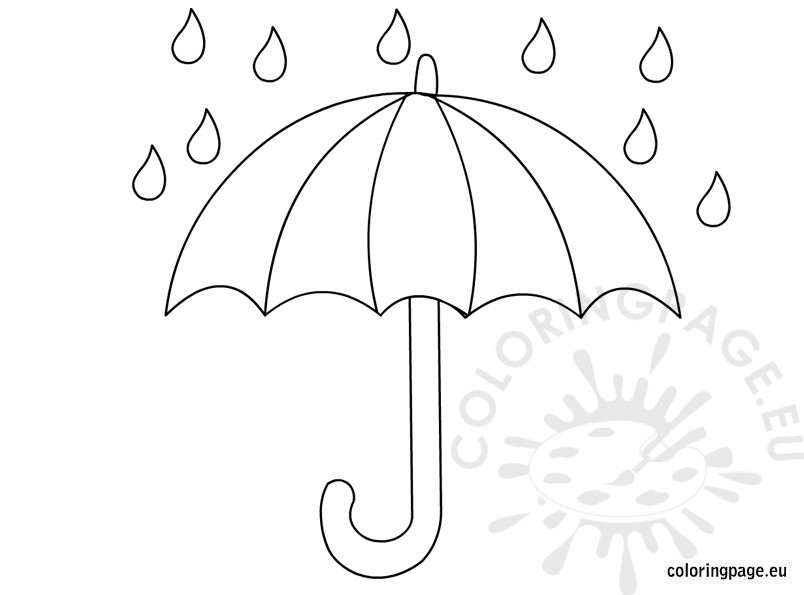 804x595 Umbrella Coloring Page Umbrella Coloring