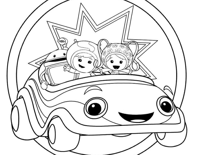 800x600 Team Umizoomi Coloring Pages Free Printable Team Umizoomi Coloring