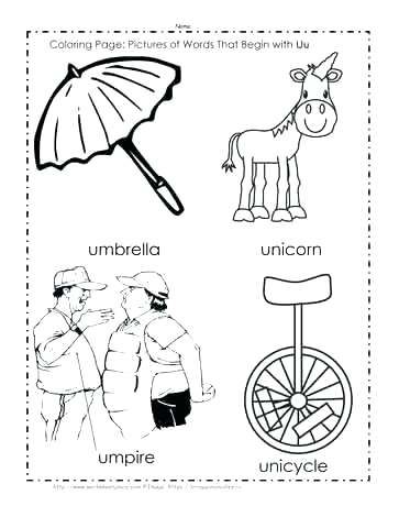 363x470 Alphabet Coloring Pages A Z Letter U Coloring Pages The Letter U