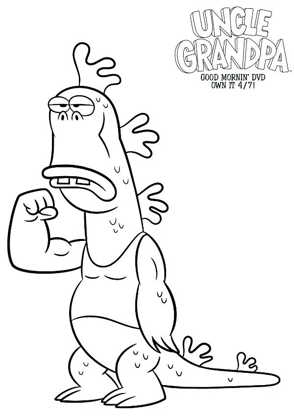 600x850 Uncle Grandpa Babies Coloring Pages Printable Coloring Free