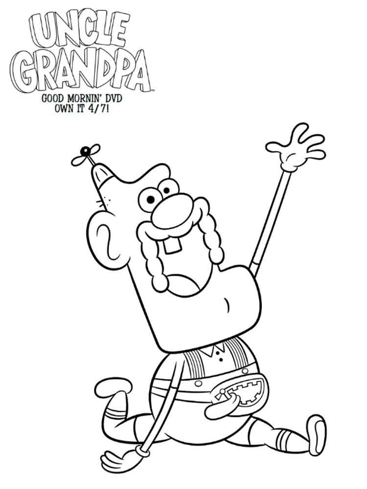 Uncle Grandpa Coloring Pages. Free Printable Uncle Grandpa 750x1000 Uncle Grandpa Coloring Pages. Free Printable Uncle Grandpa