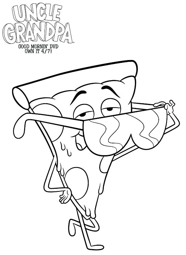 Uncle Grandpa Coloring Pages 600x820 Uncle Grandpa Coloring Pages