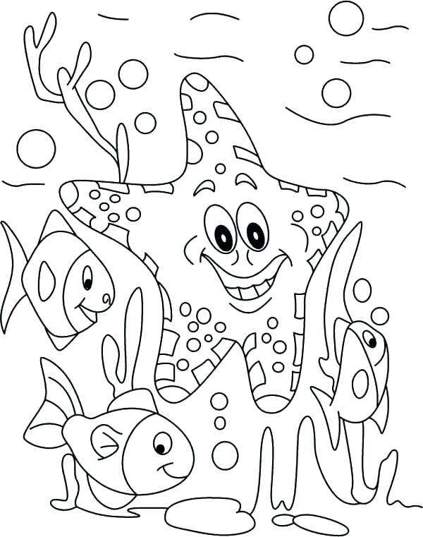 600x761 Under The Ocean Coloring Pages Under The Sea Coloring Pages Free