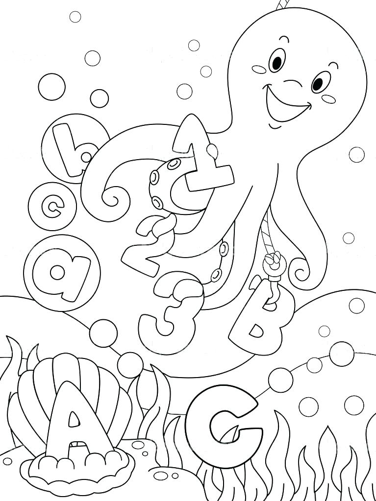 767x1023 Underwater Coloring Pages Under Sea Coloring Pages Underwater