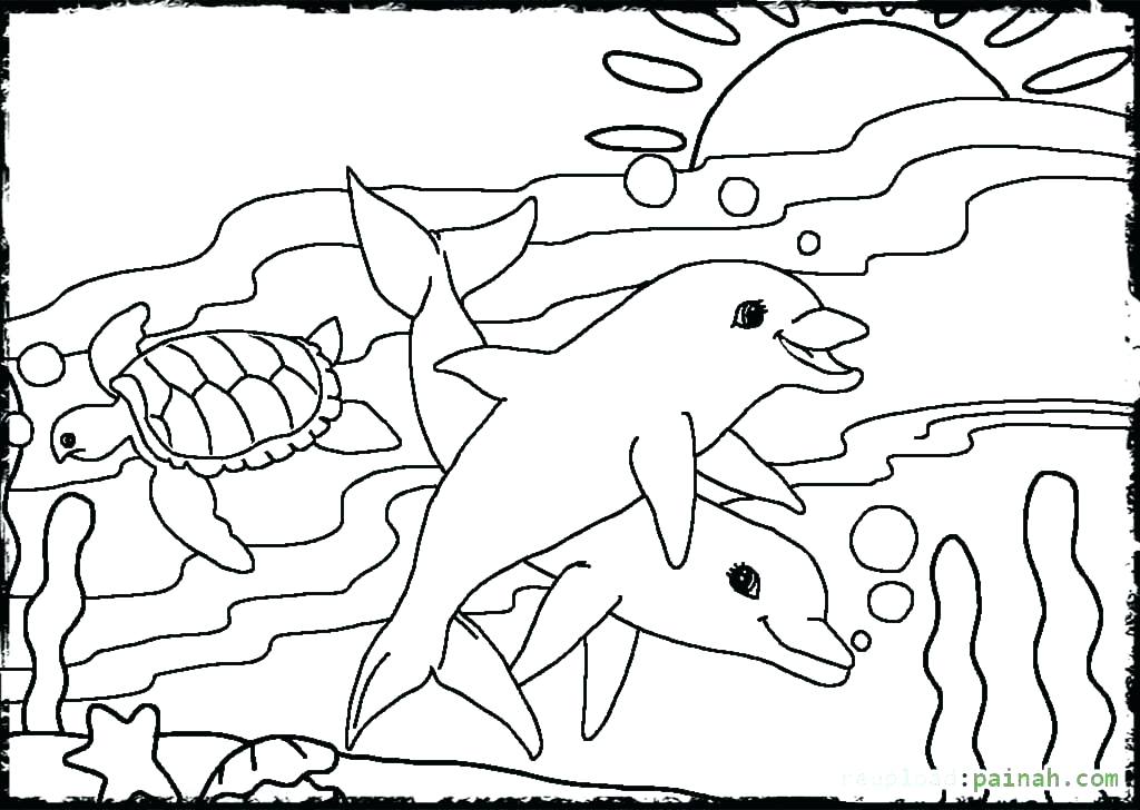 Ocean Life Coloring Pages Underwater Sea Creatures Coloring Pages 1024x728 Ocean Life Coloring Pages Underwater Sea Creatures Coloring Pages