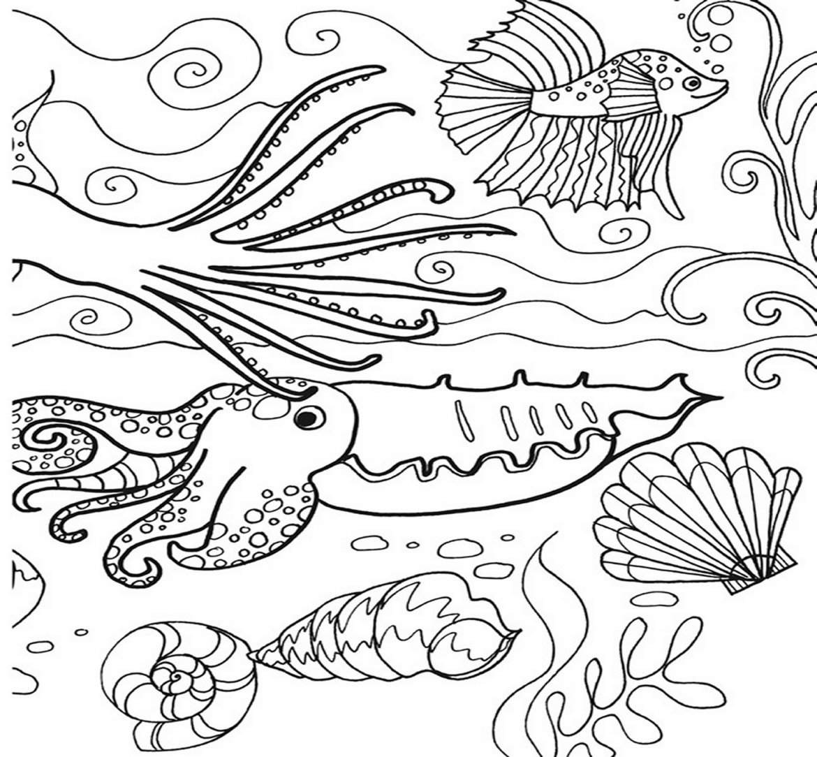 Under The Sea Coloring Pages Montenegroplaze Me Ribsvigyapan Sea 1170x1084 Under The Sea Coloring Pages Montenegroplaze Me Ribsvigyapan Sea