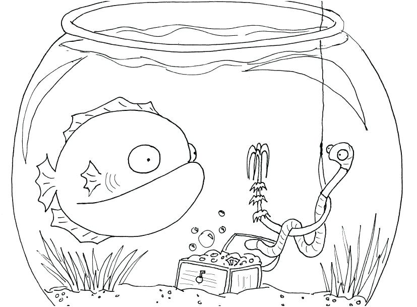 Underwater Coloring Pages 827x609 Underwater Coloring Pages