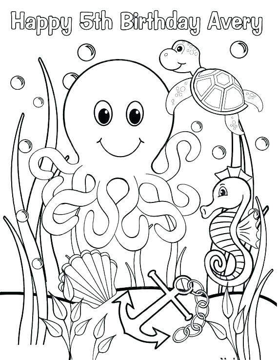 570x738 Underwater Coloring Page Underwater Coloring Pages Ocean Scene