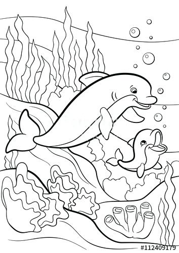 354x500 Underwater Coloring Pages Ocean Scene Coloring Page Ocean