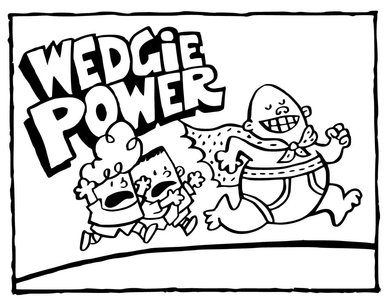 Captain Underpants Coloring Pages 1308x1024 Captain Underpants Coloring Pages