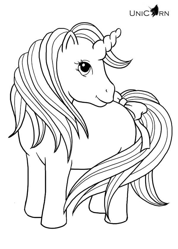 Unicorn Coloring Pages