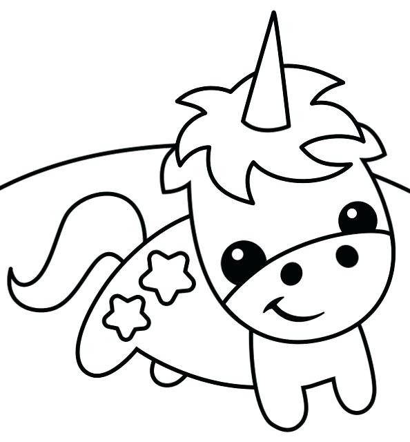 Unicorn Coloring Pages Cute at GetColorings.com | Free printable