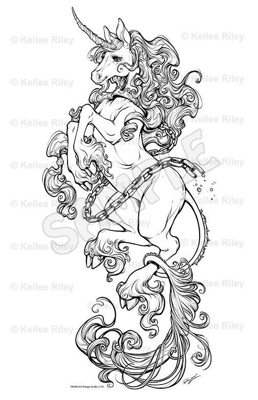 504x779 Unicorn Adult Coloring Pages