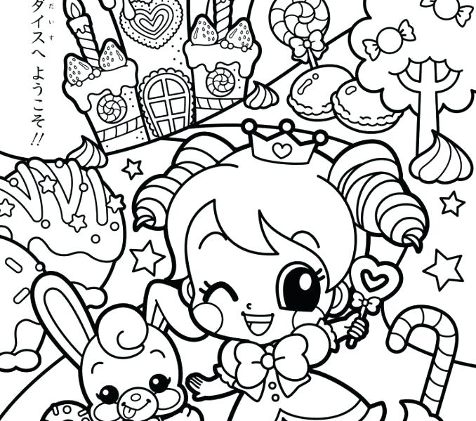 678x600 Kawaii Coloring Coloring Pages Coloring Pages Girl Coloring Pages