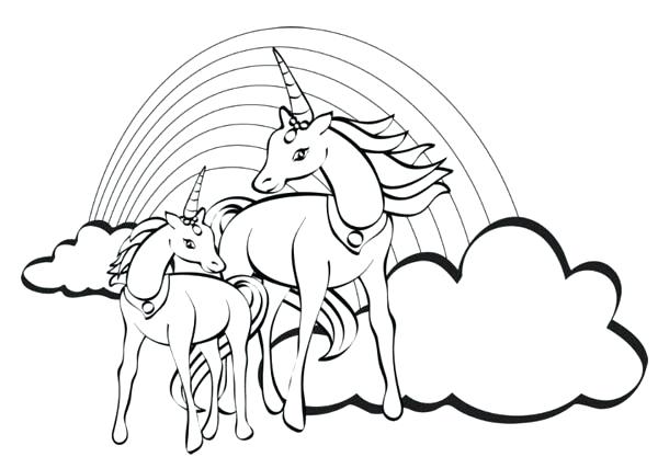 Unicorn Coloring Pages For Kids