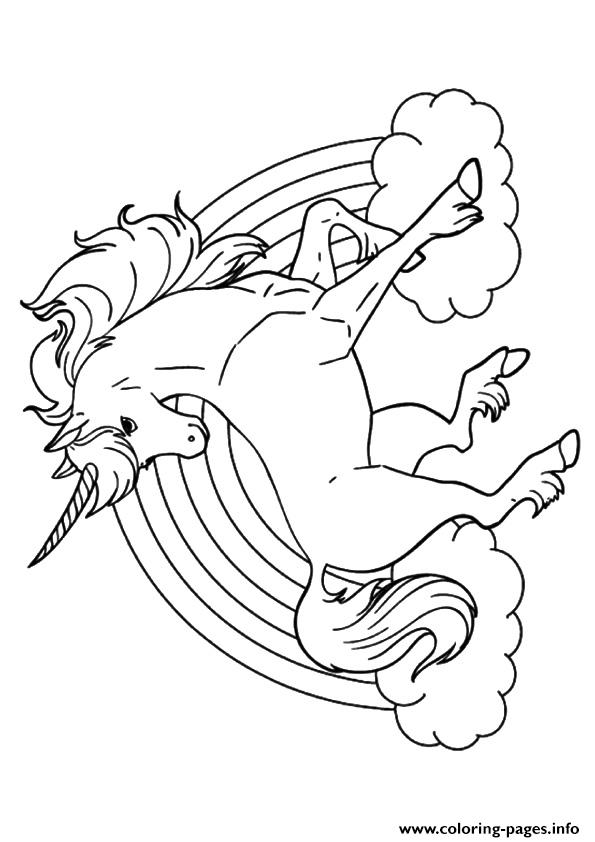 595x842 Rainbow Unicorn Unicorn Coloring Pages Printable