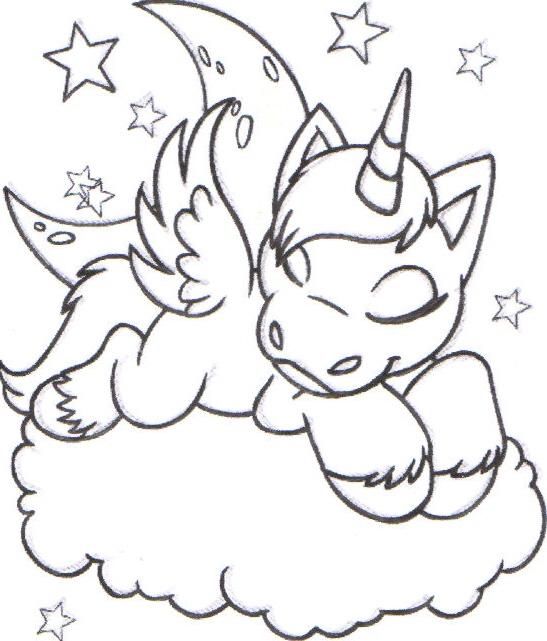 547x641 Unicornio.risco.jpg] Coloring Pages Unicorns