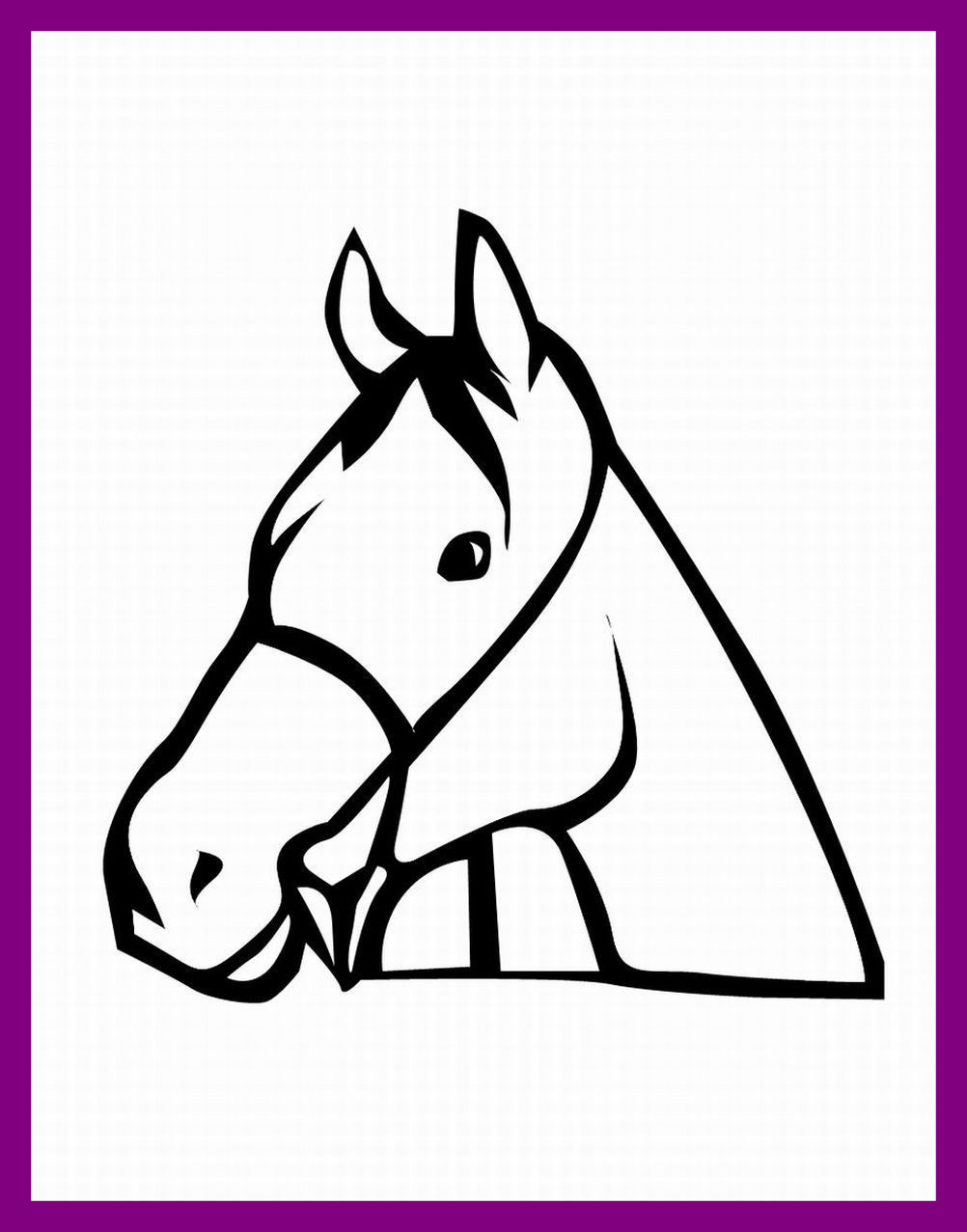 Astonishing Unicorn Head Coloring Pages Image Of Horse Style 1002x1277 Astonishing Unicorn Head Coloring Pages Image Of Horse Style