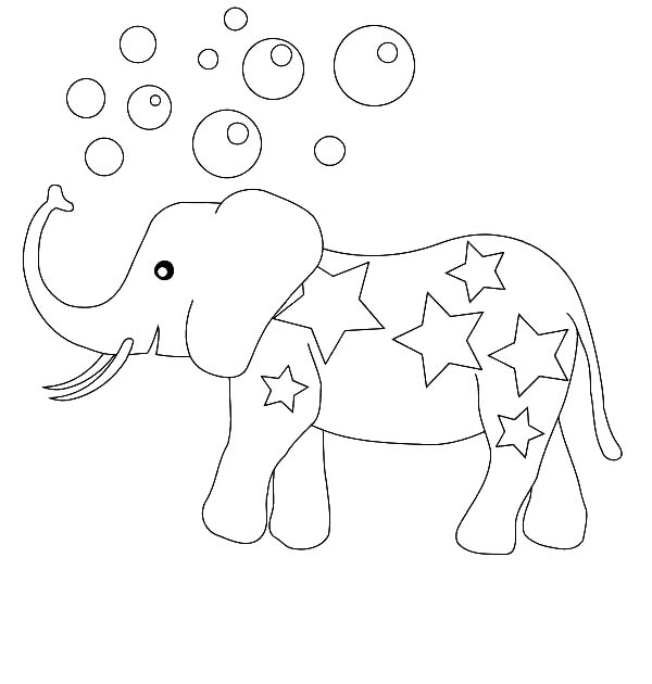 600x630 Circus Elephant Ride Unicycle Coloring Pages Circus Elephant Ride