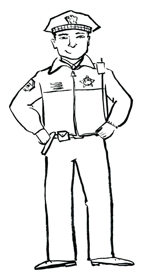 500x971 Policeman Coloring Page Policeman Coloring Page Policeman Coloring