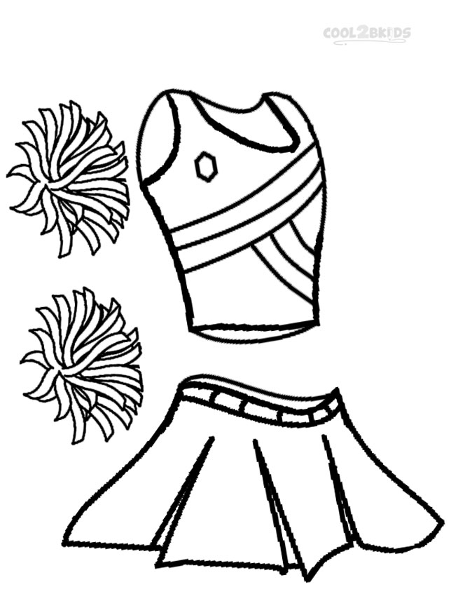 654x850 Printable Cheerleading Coloring Pages For Kids Cool2bkids