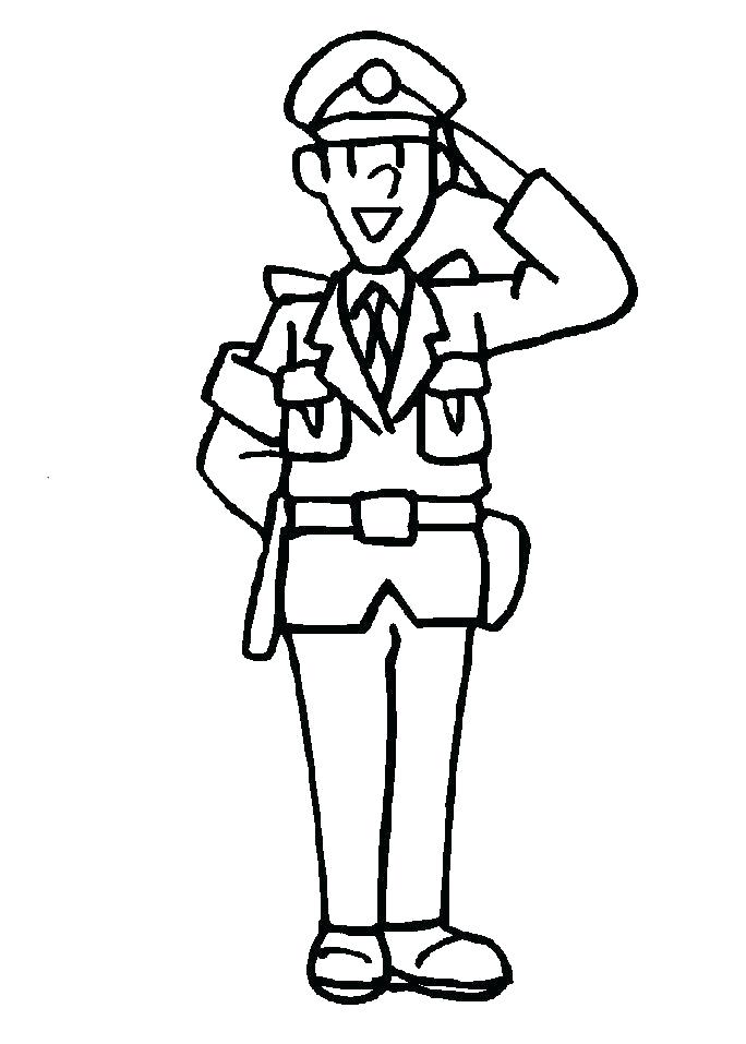 684x957 Police Officer Coloring Pages