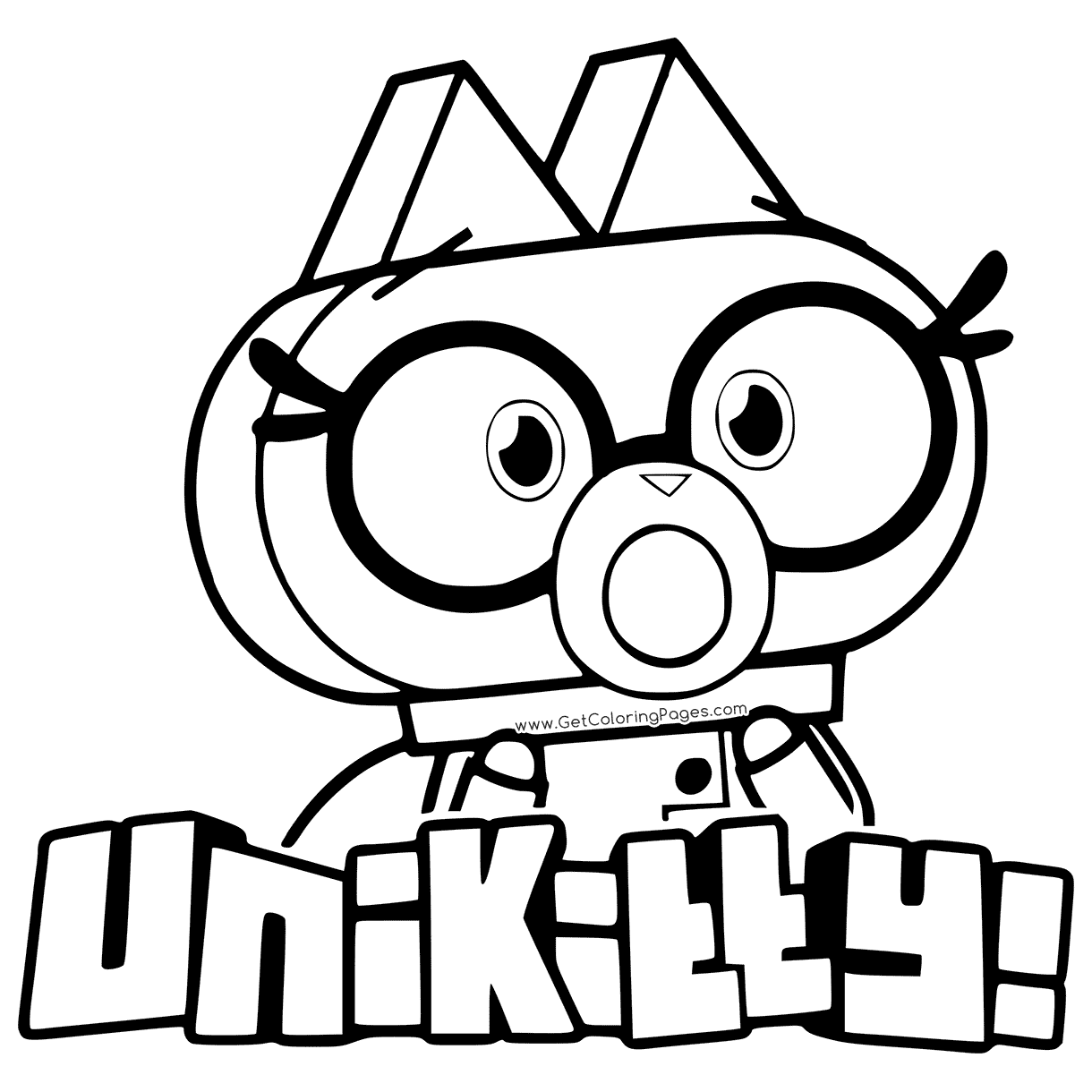 1220x1220 Dr. Fox From Unikitty Coloring Page