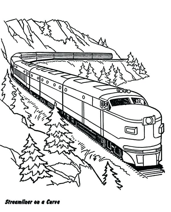 Coloring Pages Freight Train 600x742 Coloring Pages Freight Train