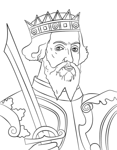 William The Conqueror Coloring Page From United Kingdom Category 373x480 William The Conqueror Coloring Page From United Kingdom Category