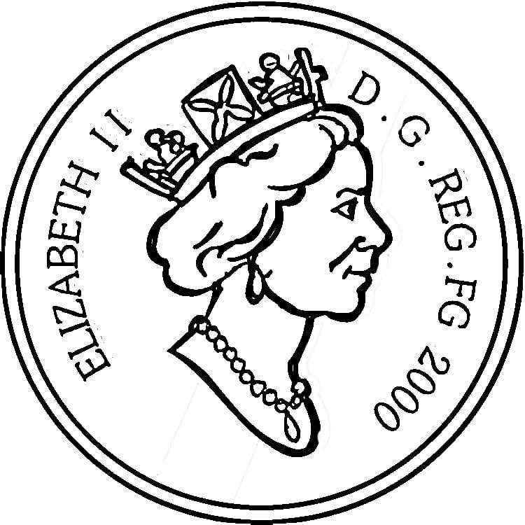 Elizabeth Ii United Kingdom Coloring Page 750x750 Elizabeth Ii United Kingdom Coloring Page