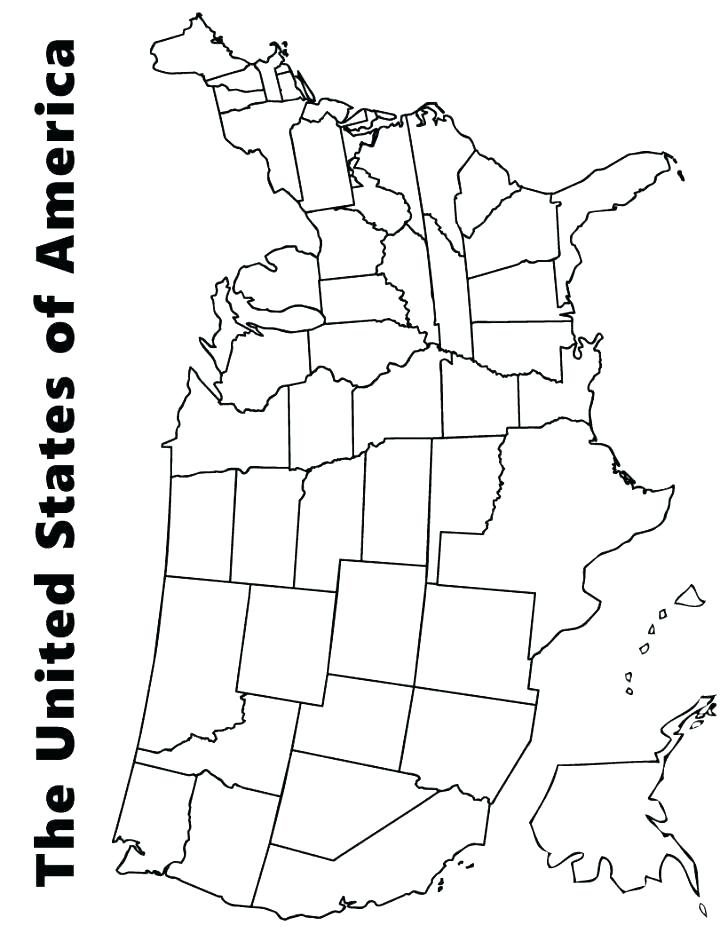 728x933 Coloring Page Coloring Pages With Us Map States Coloring Page