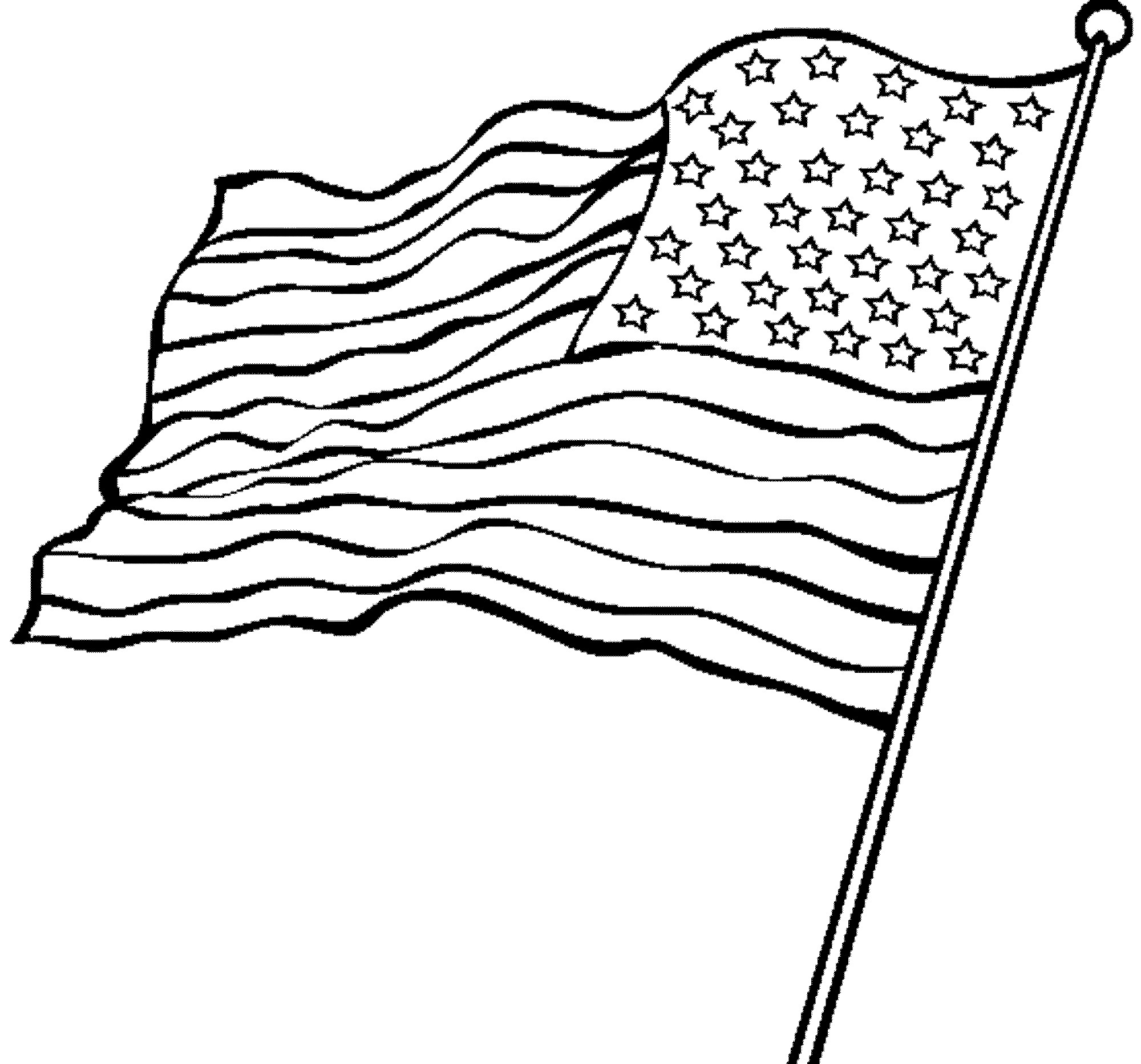2000x1866 Two Usa Flags Coloring Pages Unique Map Of The Usa Coloring Page