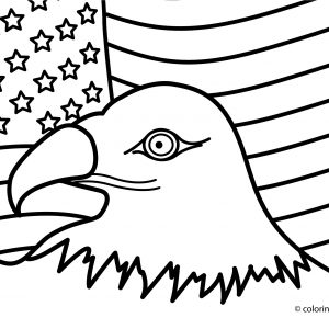 300x300 Coloring Pages Of The United States Flag New American Flag