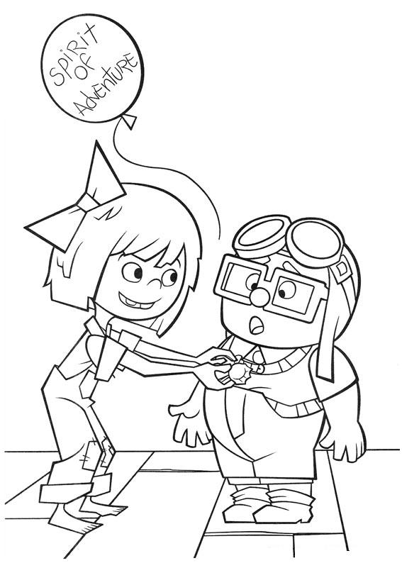 Up Movie Coloring Pages 567x794 Up Movie Coloring Pages