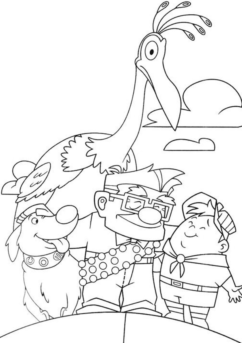 Pixar Up Coloring Pages 02 Coloring Daycare Crafts Up 842x1192 Pixar Up Coloring Pages 02 Coloring Daycare Crafts Up