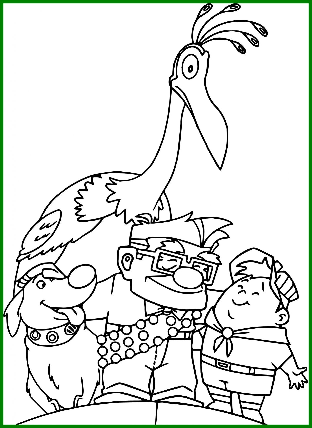 1250x1714 Wonderful Coloring Pages From The Movie Up Amazing Collection