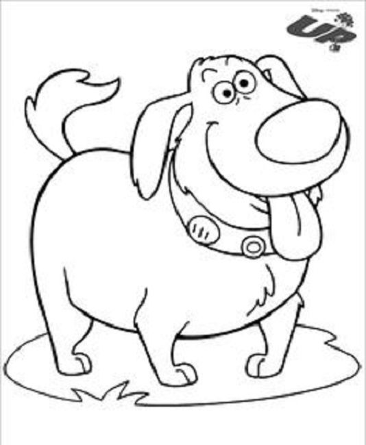 534x650 Up Coloring Pages Dug Cartoon Coloring Pages