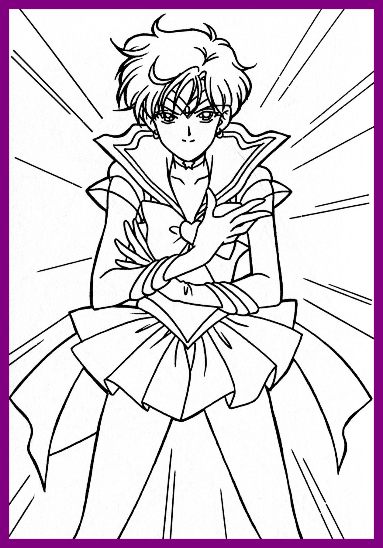 Uranus Coloring Page