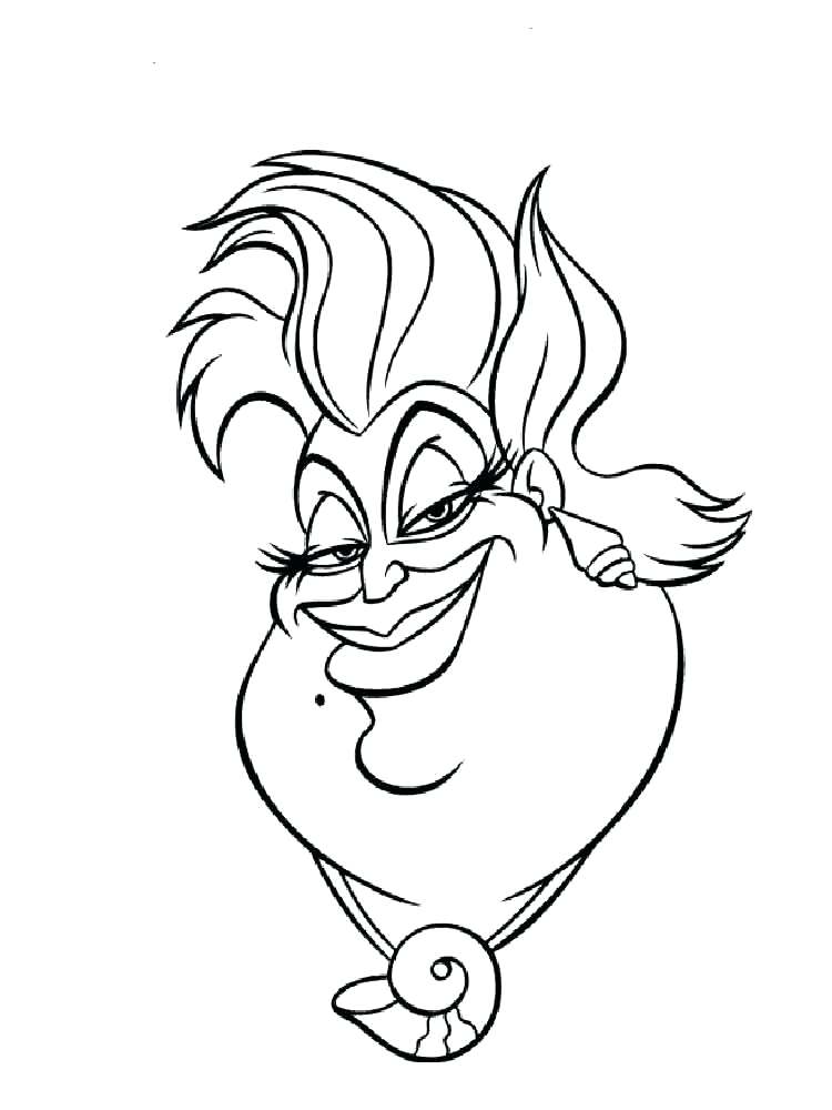 750x1000 Ursula Coloring Pages Ursula Coloring Pages Remarkable Coloring