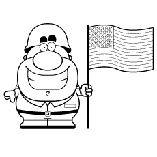 Military Coloring Pages 230x230 Military Coloring Pages
