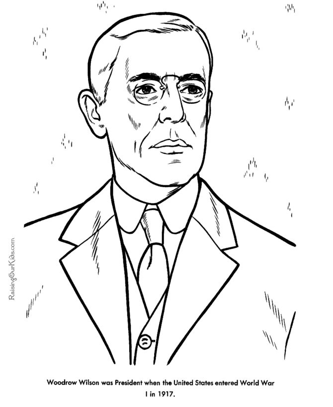 670x820 Presidents Coloring Pages (9 Photos)