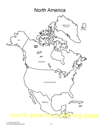 387x500 Map Of Usa Coloring Page Coloring Pages North Map Coloring Page
