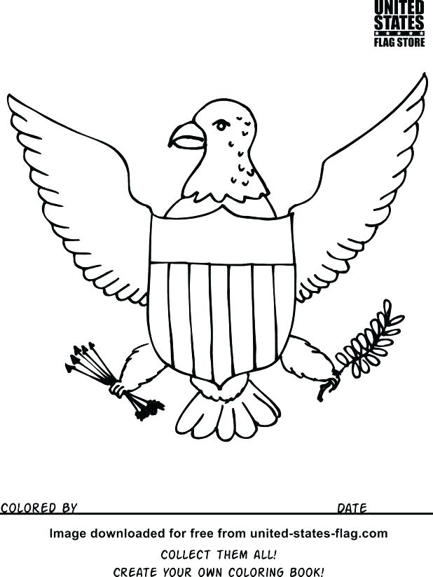 618x823 Coloring Page United States Coloring Pages Click The State Flag