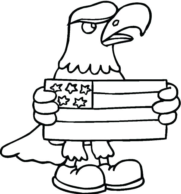 600x643 American Flag Coloring Page Kindergarten Flag Coloring Sheet