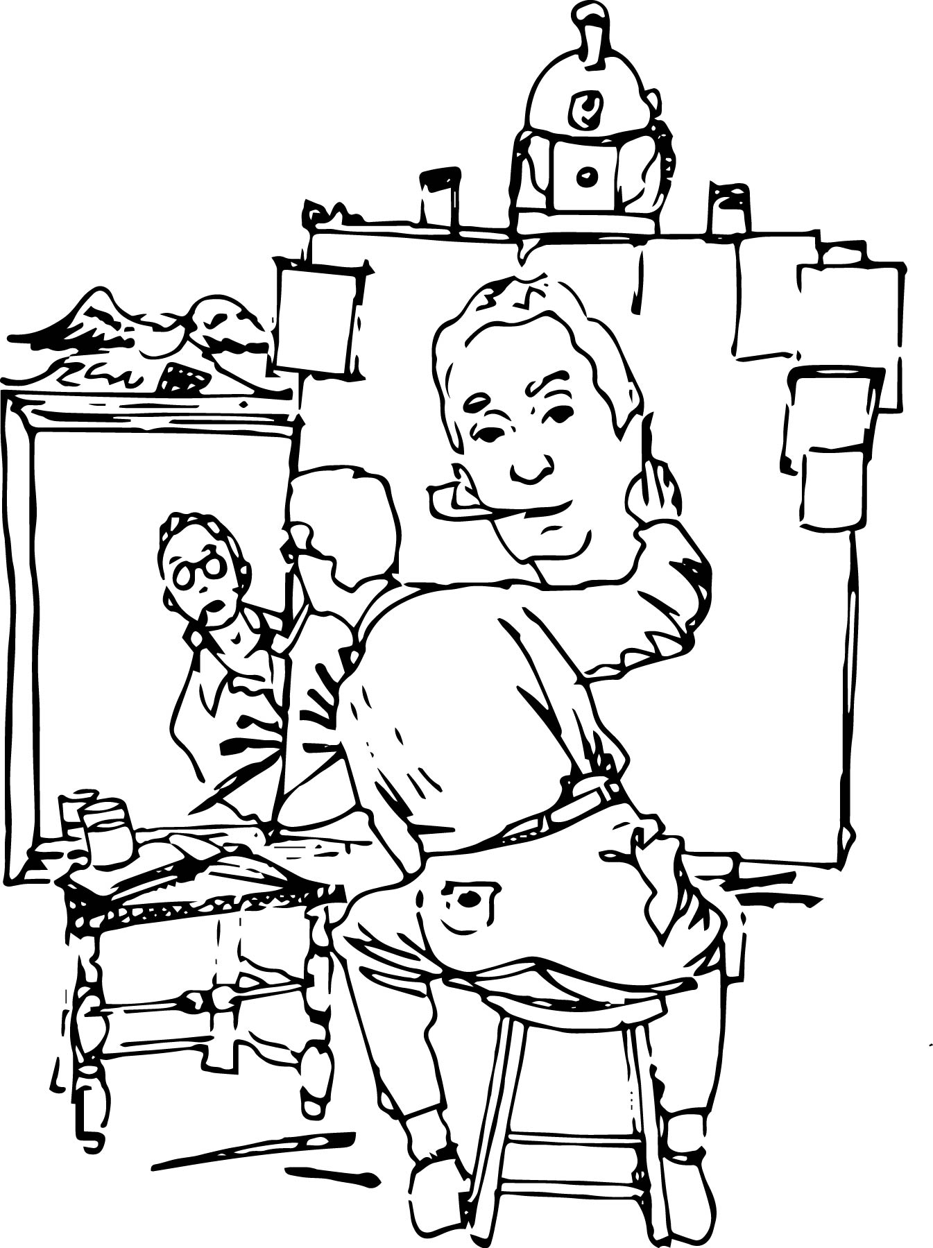 Coloring Pages For Usmc Inspiration Cool Norman Rockwell Coloring 1345x1799 Coloring Pages For Usmc Inspiration Cool Norman Rockwell Coloring